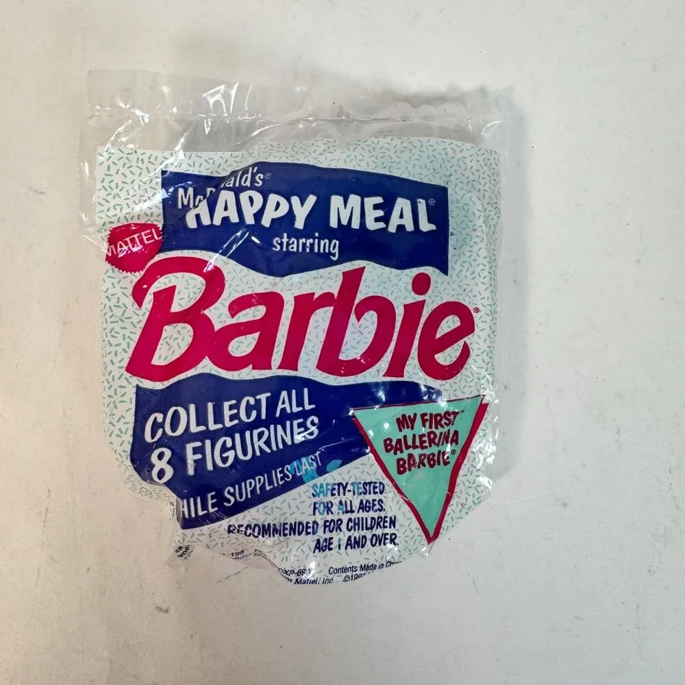 1990 McDonald’s Barbie Happy Meal Toys Sealed Vintage Lot‎ of 4
